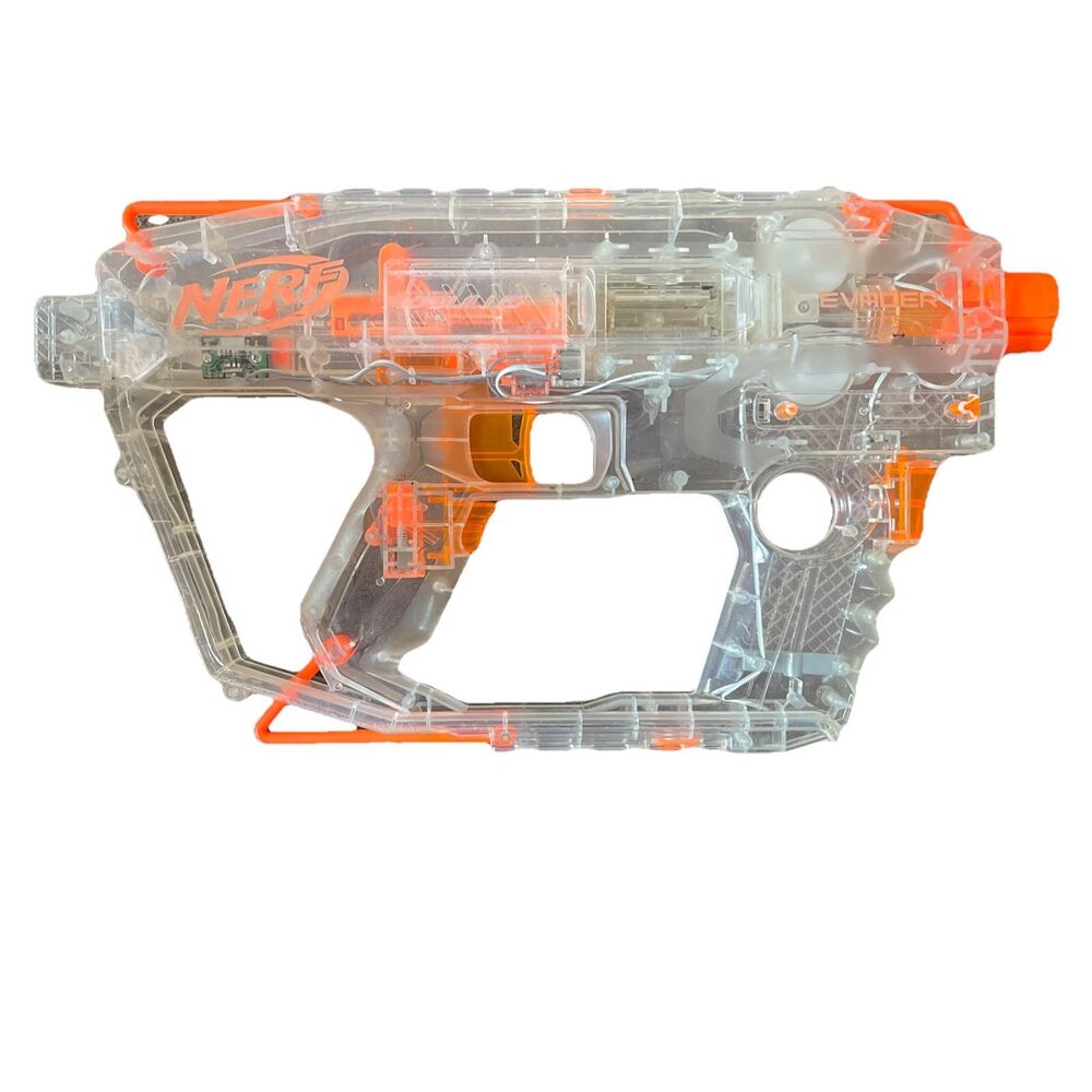 Nerf N-Strike Evader Modulus Ghost Ops Motorized Light-Up Blaster Gun